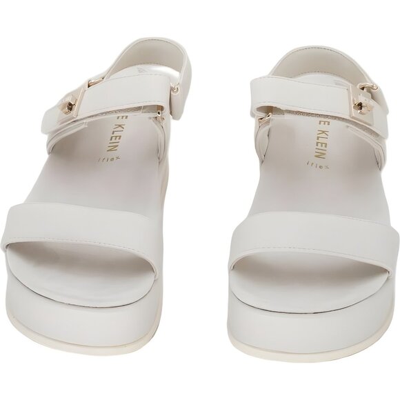 GUESS Fabulon Two Strap Platform Sandals Ivory Women US 7.5M - Picture 5 of 6